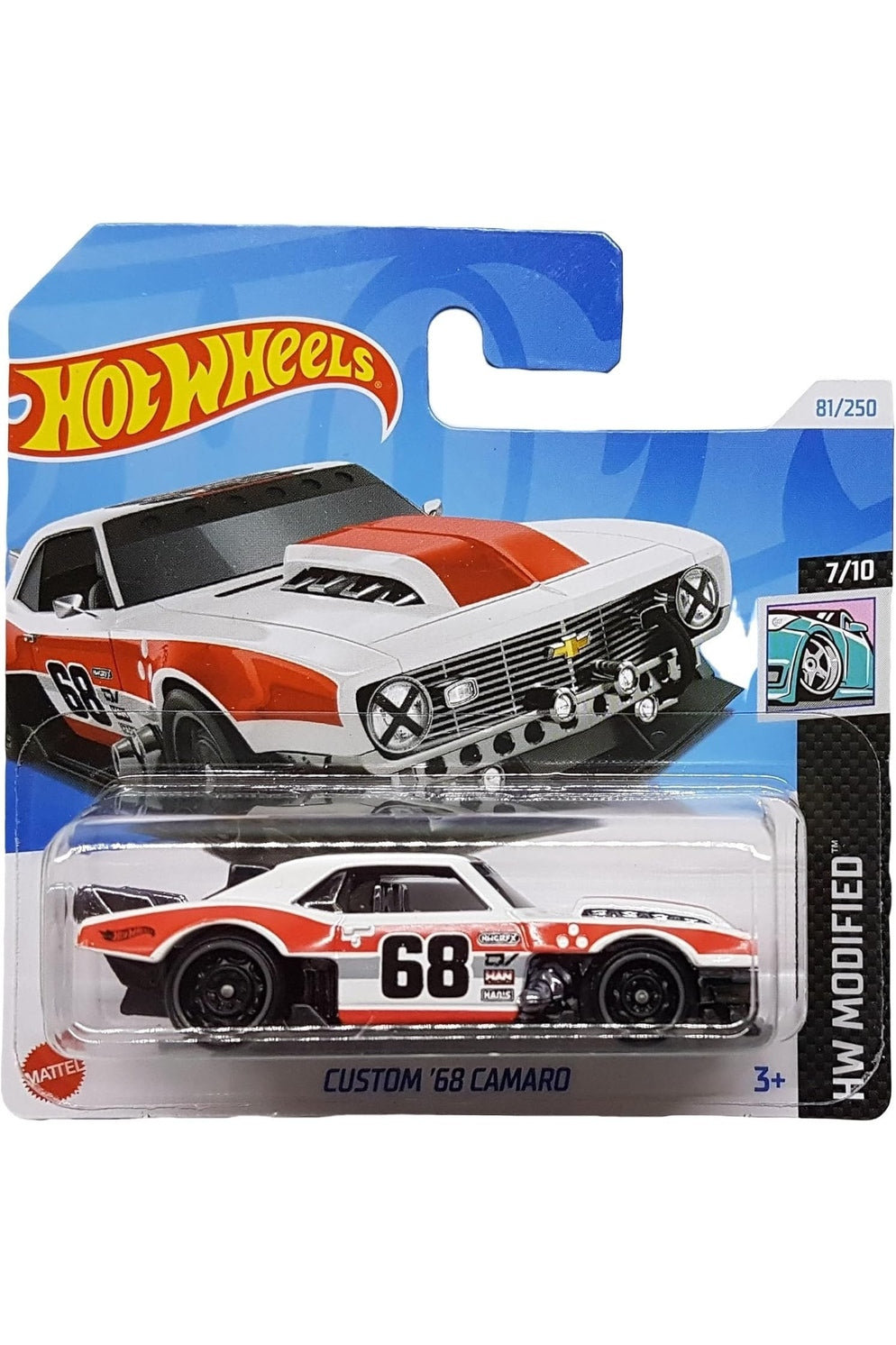 081/250 Hot Wheels - Custom '68 Camaro - HW Modified 7/10 - 2024 - HTD30