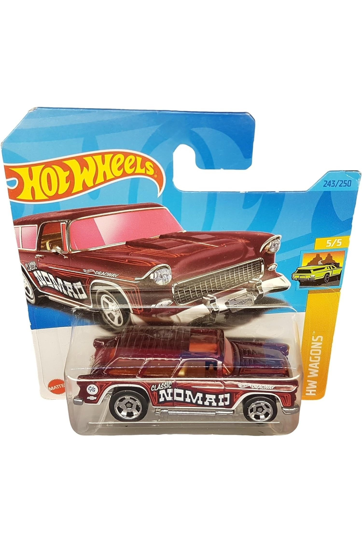 243/250 Hot Wheels - Classic ’55 Nomad- HW Wagons 5/5 - HKH73 2023 - Hot Wheels