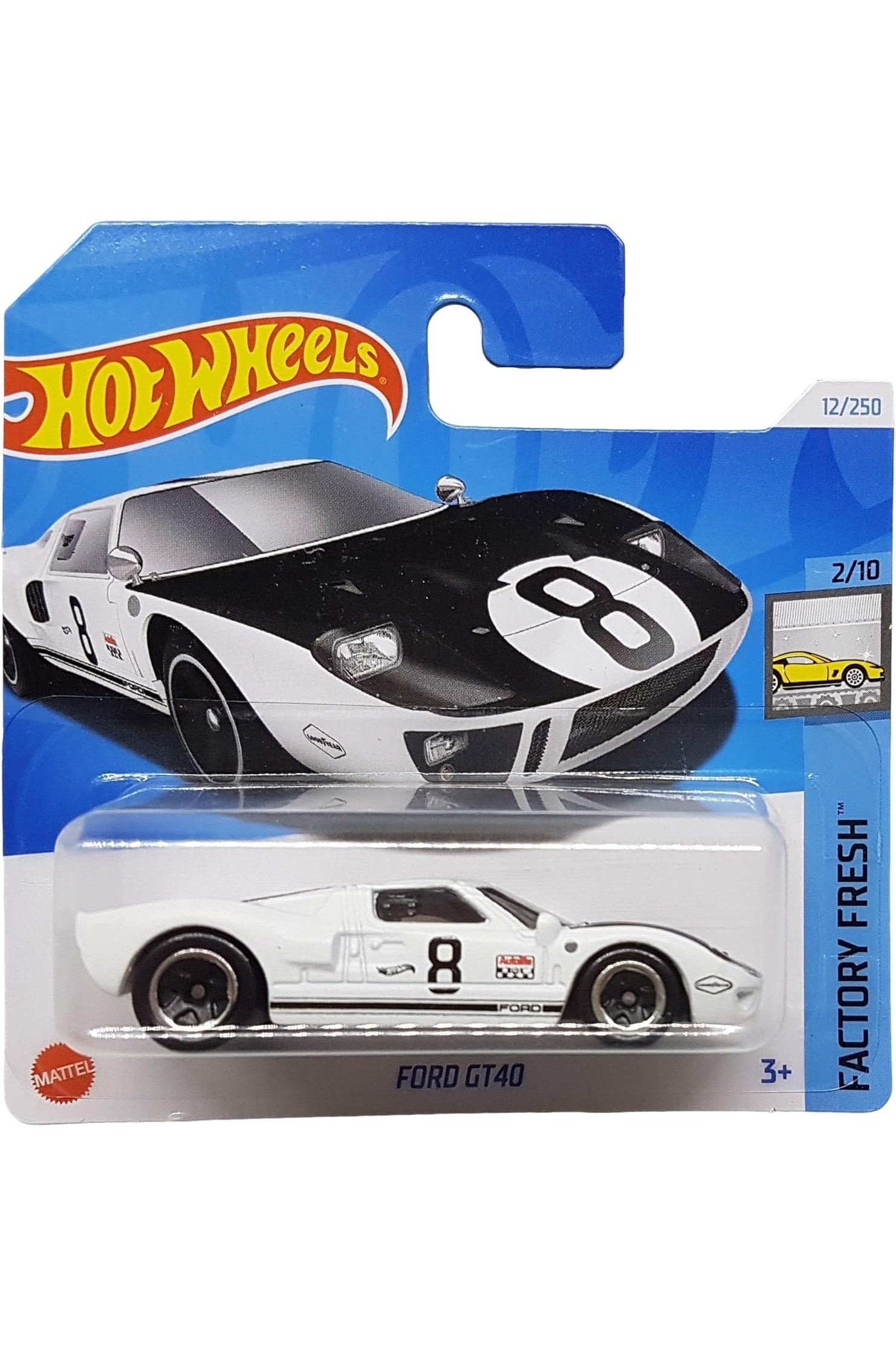 012/250 Hot Wheels - Ford GT40 8 Ball - Factory Fresh 2/10 - 2024 - HTC51