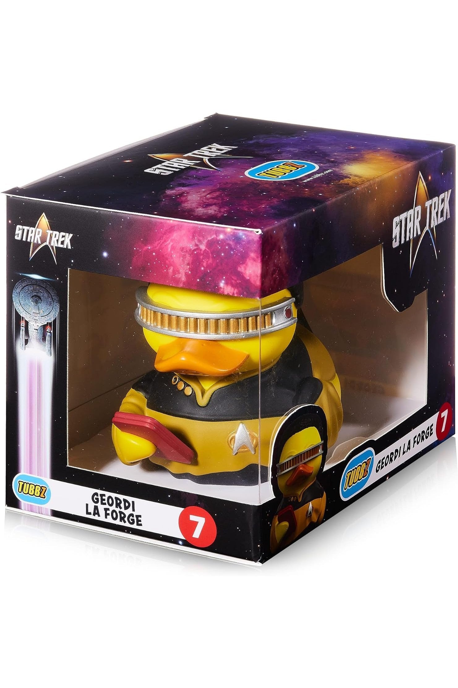 TUBBZ Boxed Edition Geordi La Forge Collectible Vinyl Rubber Duck Figure - Star Trek