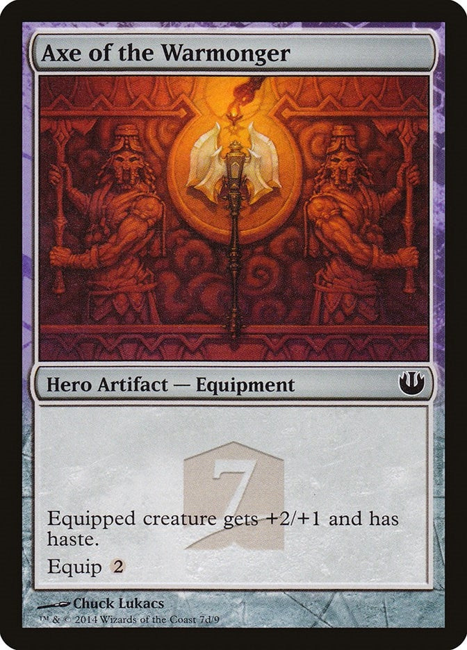 Image for Axe of the Warmonger (Hero's Path Promos) (7d) - Magic: The Gathering