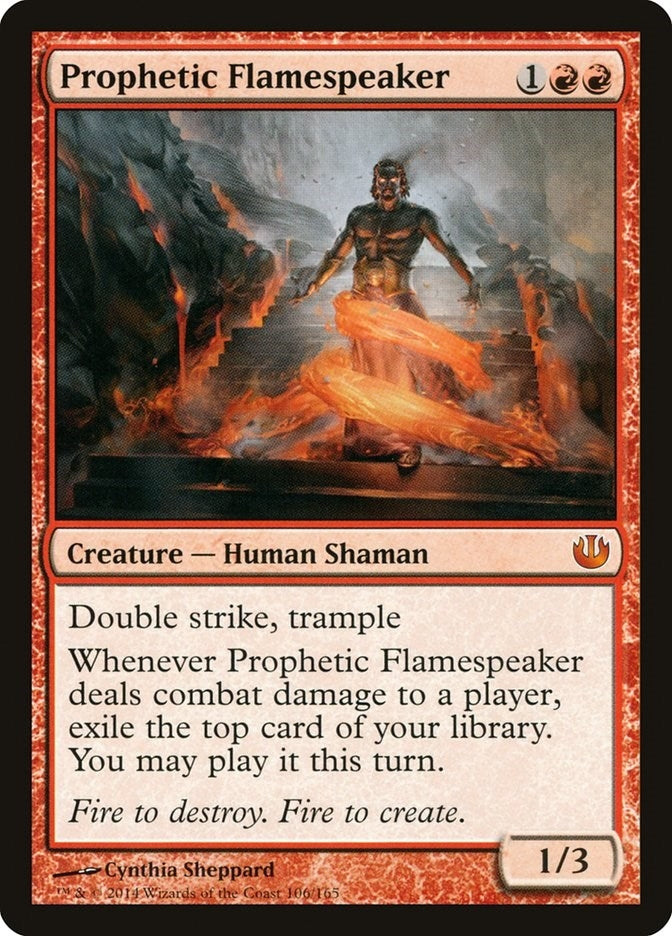 Image for Prophetic Flamespeaker (Journey Into Nyx) (106) - Magic: The Gathering