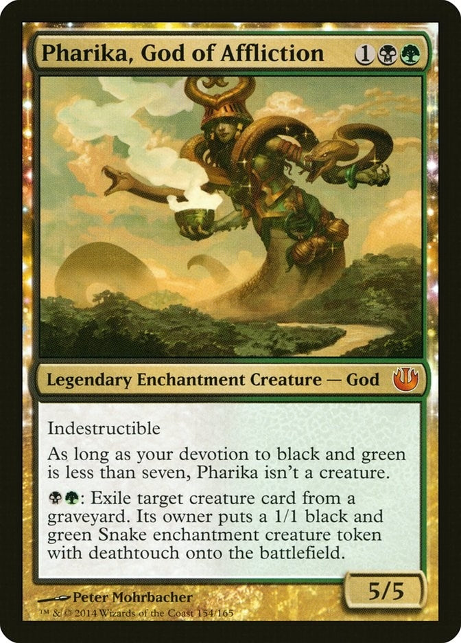 Image for Pharika, God of Affliction (Journey Into Nyx) (154) - Magic: The Gathering