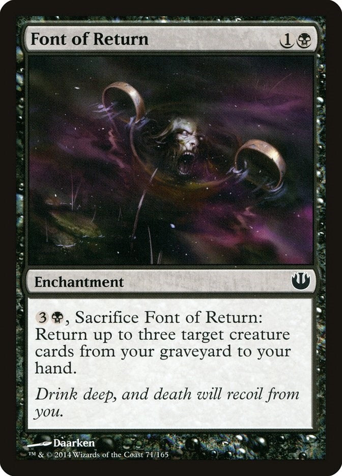 Image for Font of Return (Journey Into Nyx) (71) - Magic: The Gathering