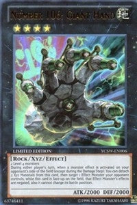 Image for Number 106: Giant Hand (Yu-Gi-Oh! Championship Series Prize Cards) (YCSW-EN006) - YuGiOh