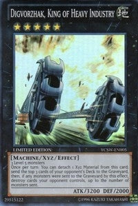 Image for Digvorzhak, King of Heavy Industry (Yu-Gi-Oh! Championship Series Prize Cards) (YCSW-EN005) - YuGiOh