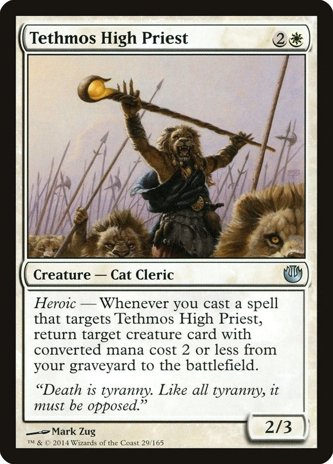 Image for Tethmos High Priest (Journey Into Nyx) (29) - Magic: The Gathering