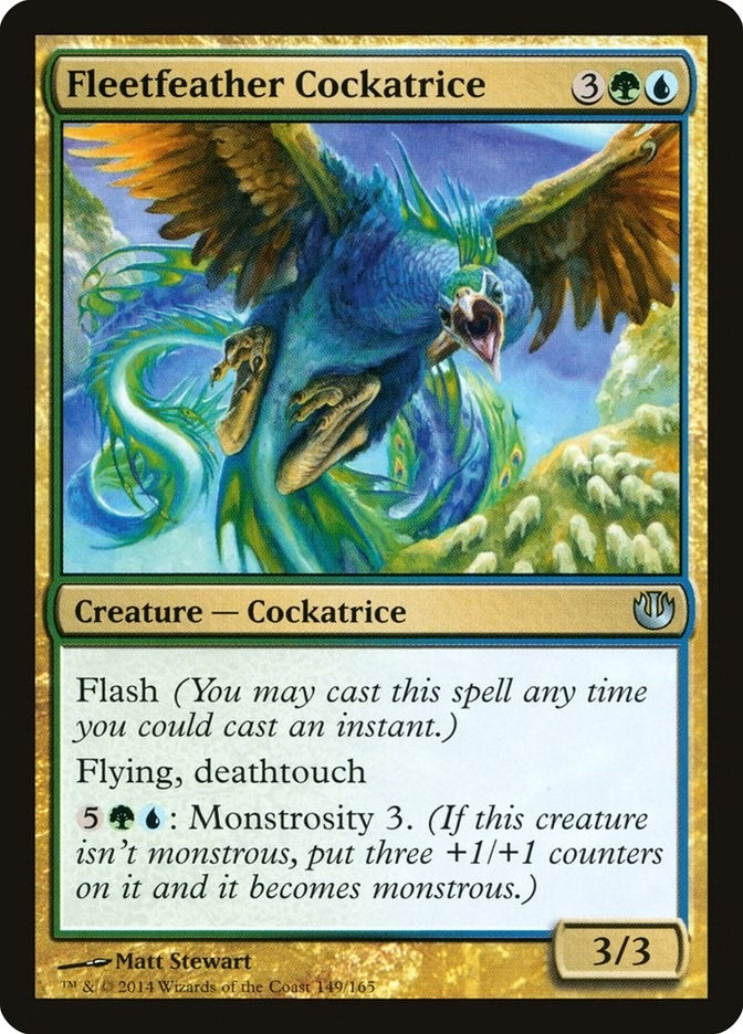 Image for Fleetfeather Cockatrice (Journey Into Nyx) (149) - Magic: The Gathering