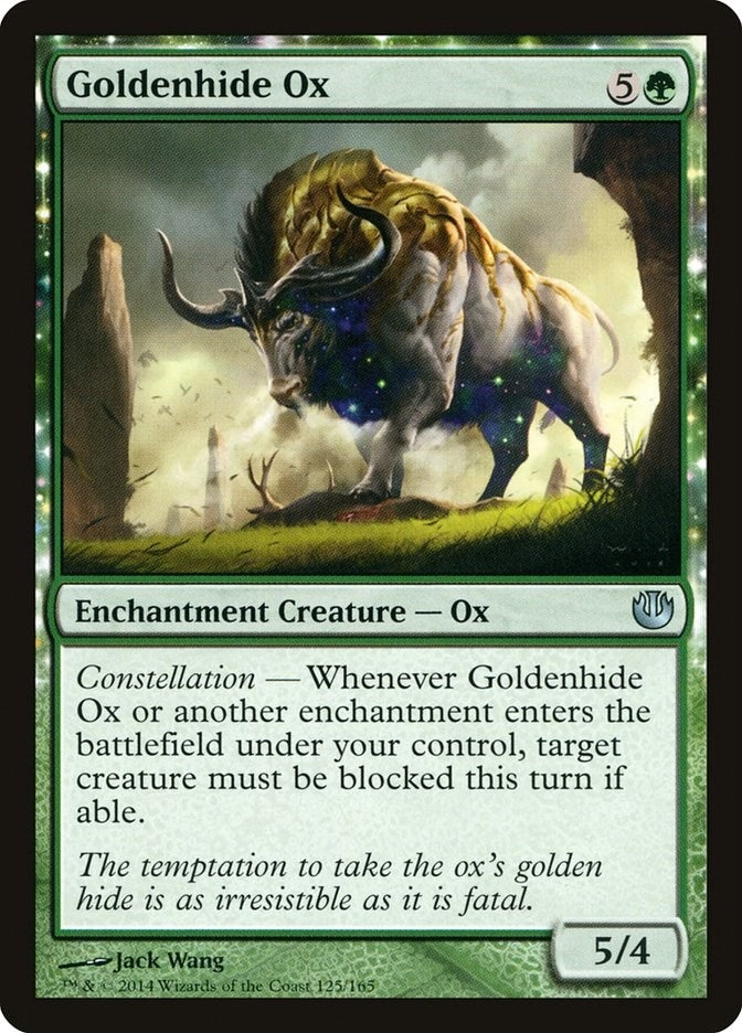 Image for Goldenhide Ox (Journey Into Nyx) (125) - Magic: The Gathering