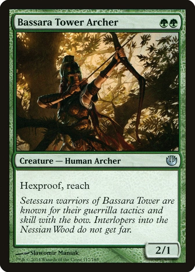 Image for Bassara Tower Archer (Journey Into Nyx) (117) - Magic: The Gathering