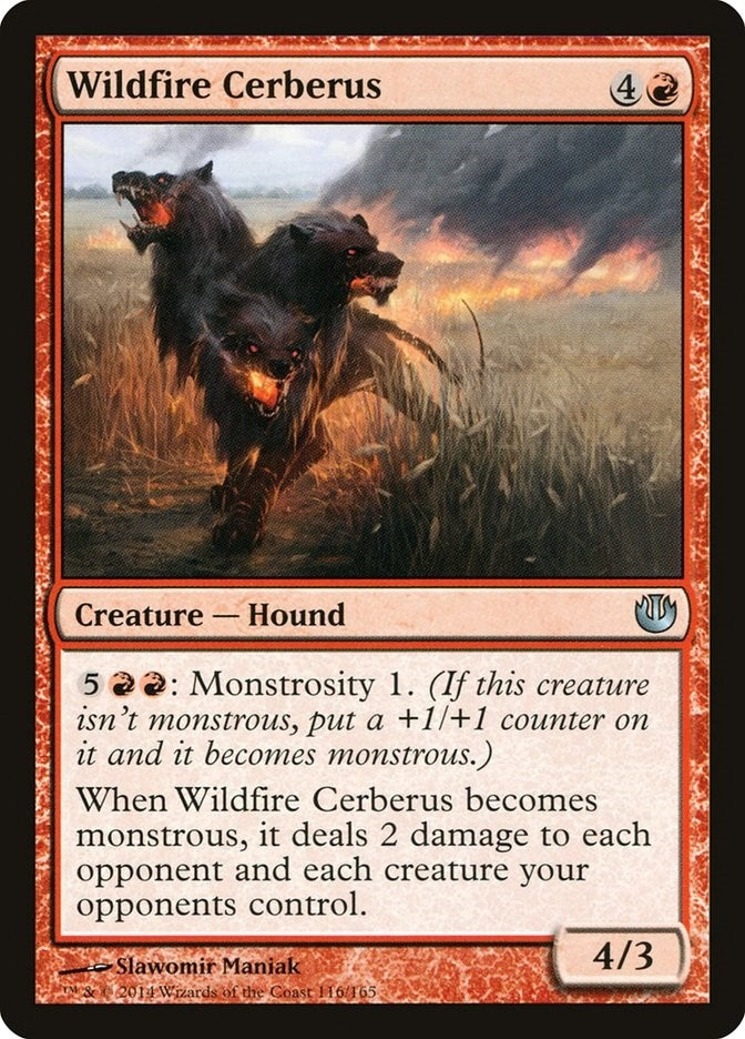 Image for Wildfire Cerberus (Journey Into Nyx) (116) - Magic: The Gathering