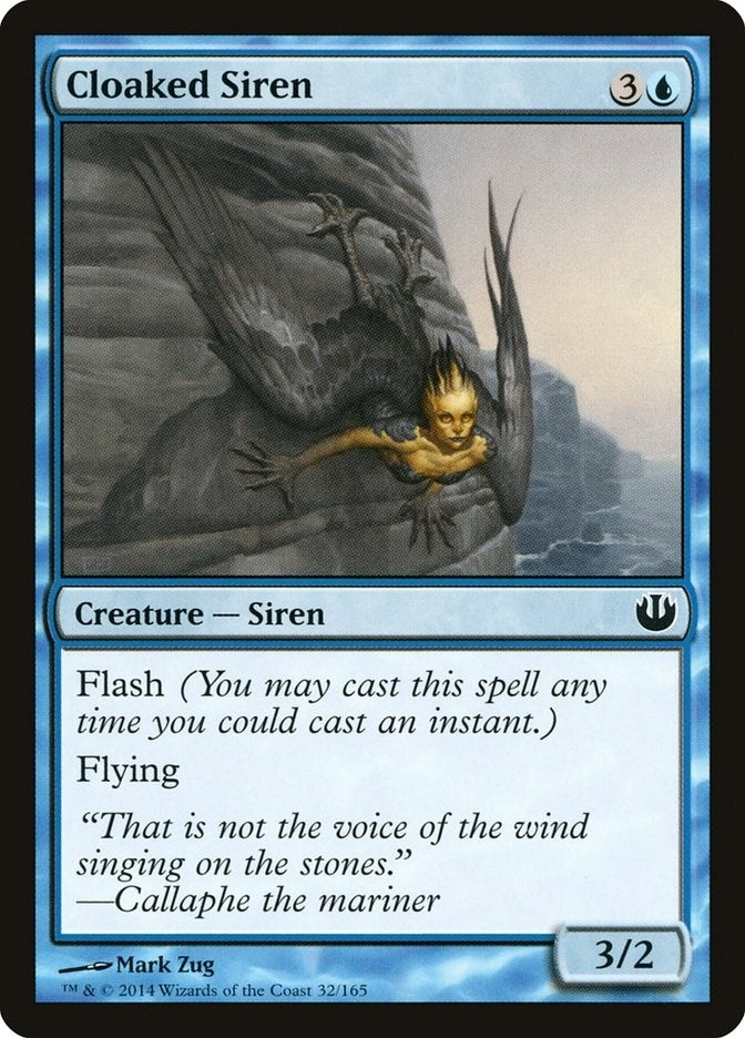 Image for Cloaked Siren (Journey Into Nyx) (32) - Magic: The Gathering