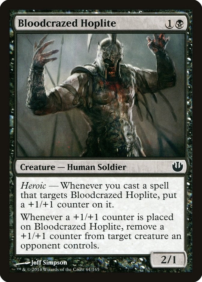 Image for Bloodcrazed Hoplite (Journey Into Nyx) (61) - Magic: The Gathering