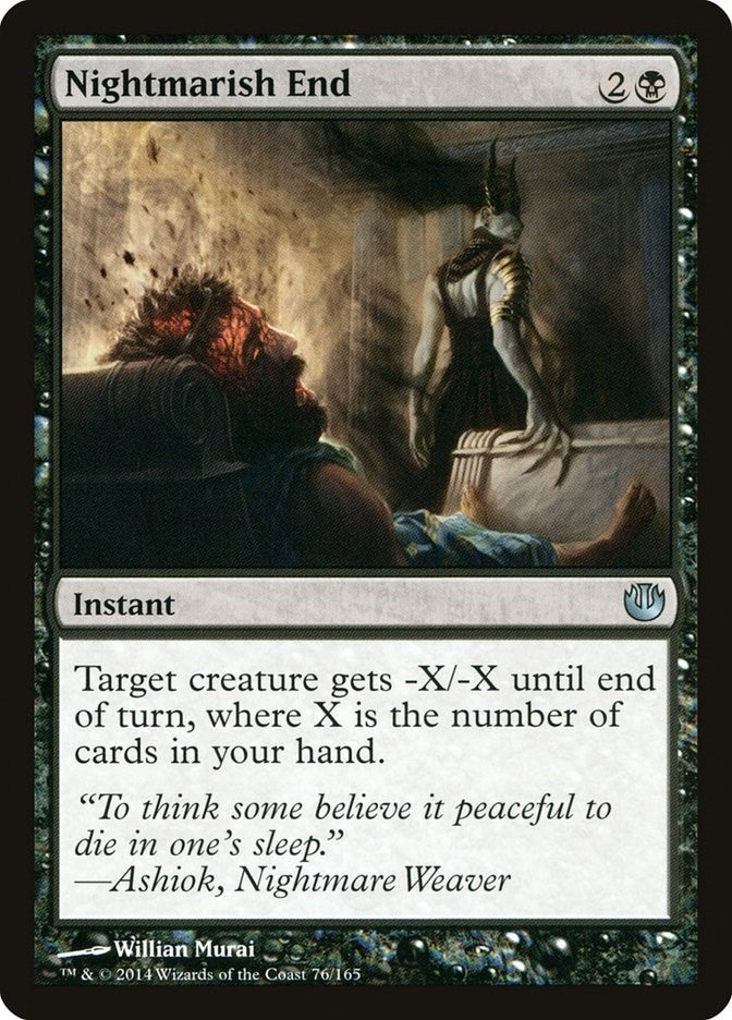 Image for Nightmarish End (Journey Into Nyx) (76) - Magic: The Gathering