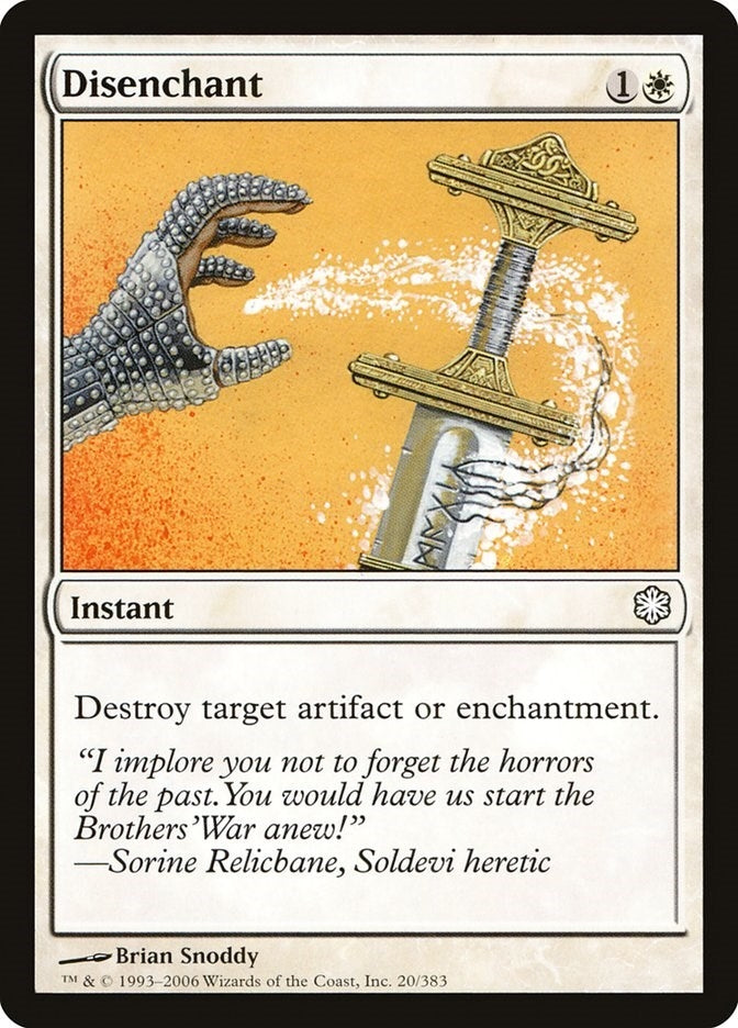 Image for Disenchant (Coldsnap Theme Deck Reprints) (20) - Magic: The Gathering
