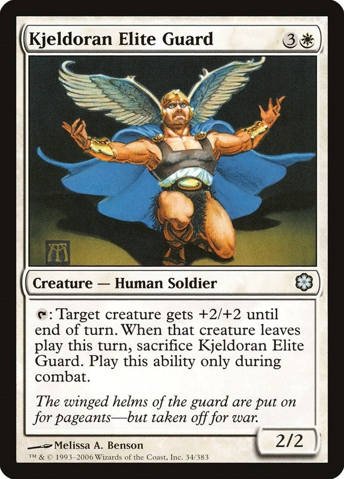 Image for Kjeldoran Elite Guard (Coldsnap Theme Deck Reprints) (34) - Magic: The Gathering