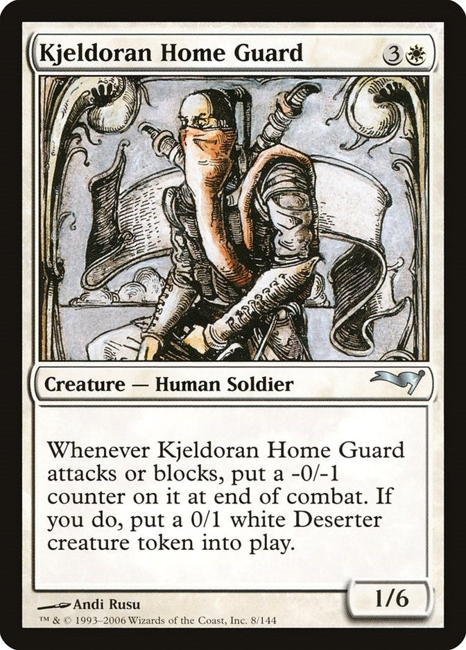 Image for Kjeldoran Home Guard (Coldsnap Theme Deck Reprints) (8) - Magic: The Gathering