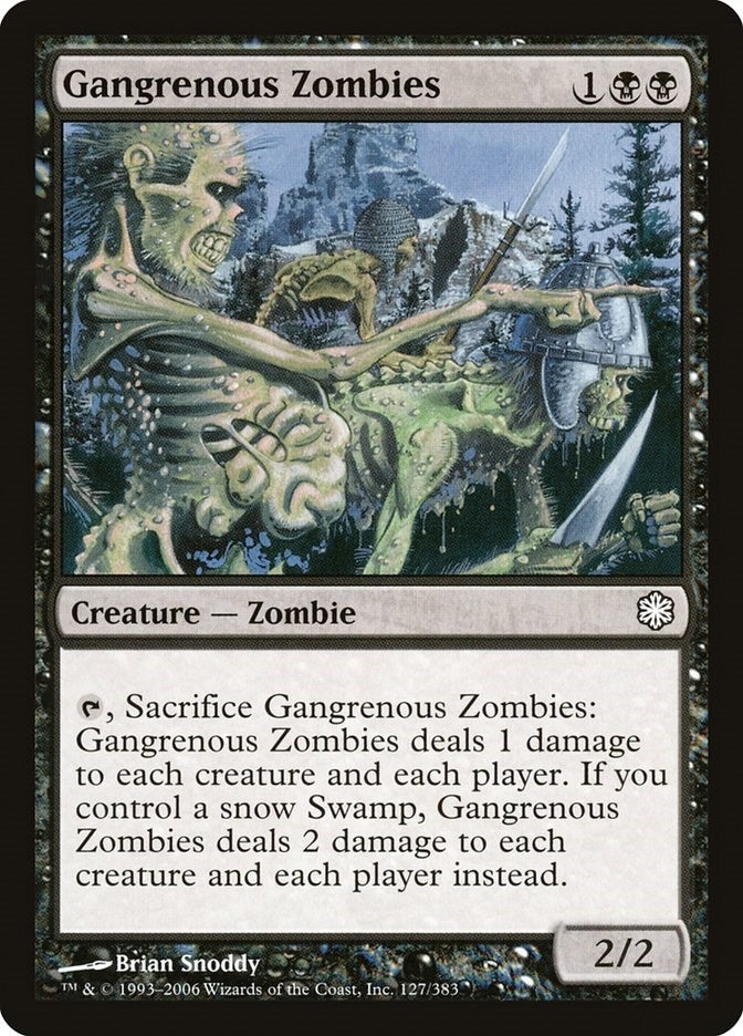 Image for Gangrenous Zombies (Coldsnap Theme Deck Reprints) (127) - Magic: The Gathering
