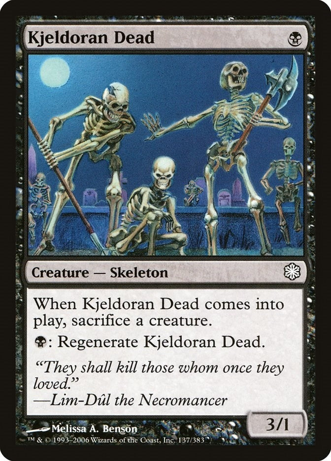Image for Kjeldoran Dead (Coldsnap Theme Deck Reprints) (137) - Magic: The Gathering