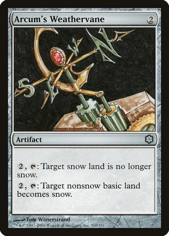 Image for Arcum's Weathervane (Coldsnap Theme Deck Reprints) (310) - Magic: The Gathering