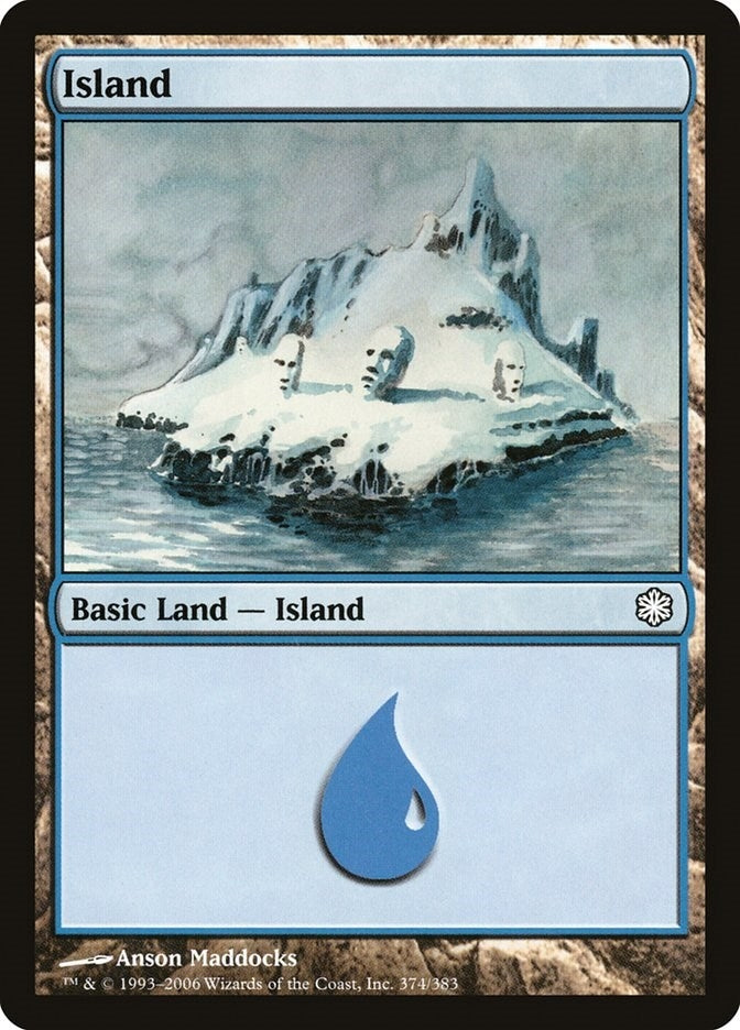 Image for Island (374) (Coldsnap Theme Deck Reprints) (374) - Magic: The Gathering