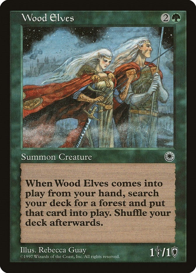 Image for Wood Elves (Portal) - Magic: The Gathering