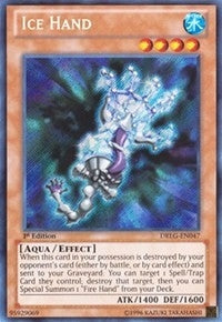 Image for Ice Hand (Dragons of Legend) (DRLG-EN047) - YuGiOh