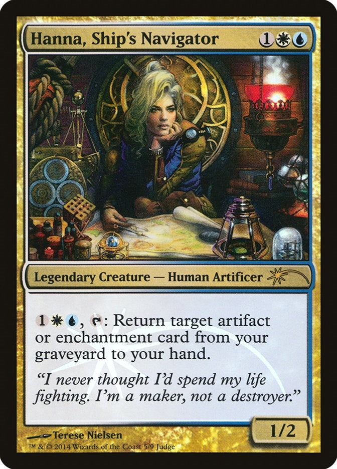 Image for Hanna, Ship's Navigator (Judge Promos) (5) - Magic: The Gathering