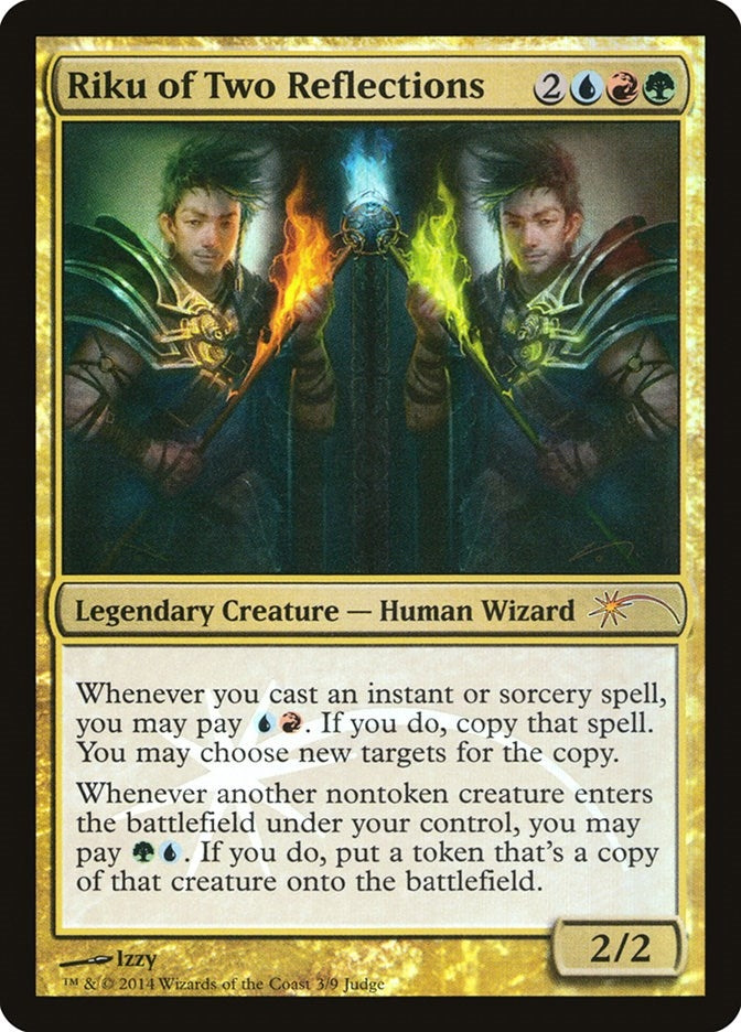 Image for Riku of Two Reflections (Judge Promos) (3) - Magic: The Gathering