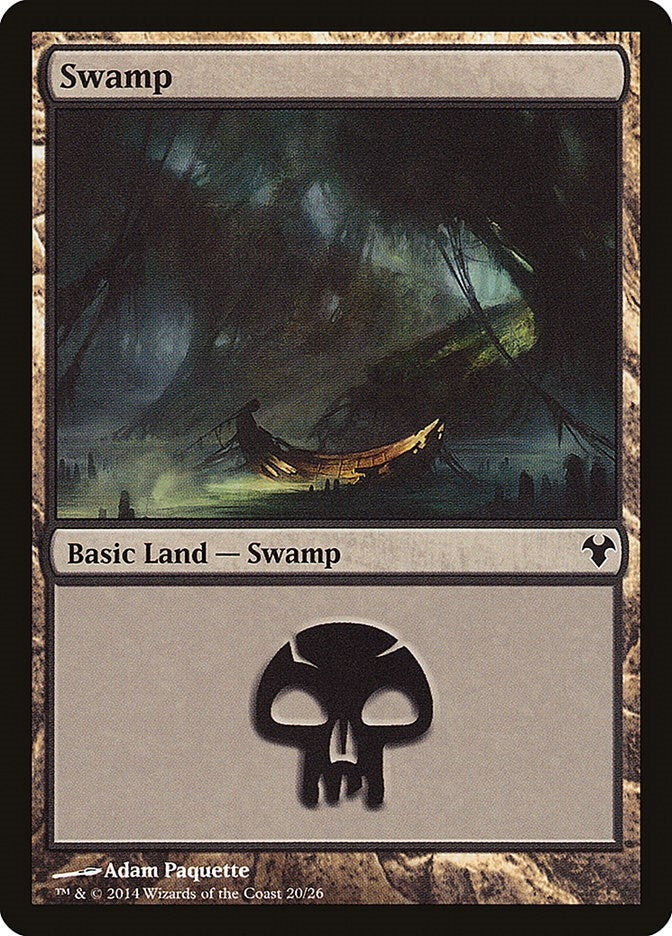 Image for Swamp (Magic Modern Event Deck) (20) - Magic: The Gathering
