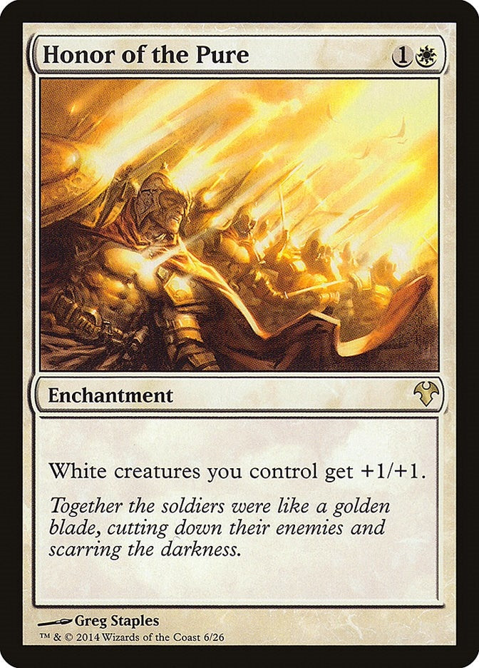 Image for Honor of the Pure (Magic Modern Event Deck) (6) - Magic: The Gathering