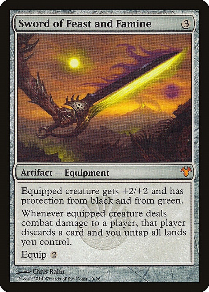 Image for Sword of Feast and Famine (Magic Modern Event Deck) (10) - Magic: The Gathering