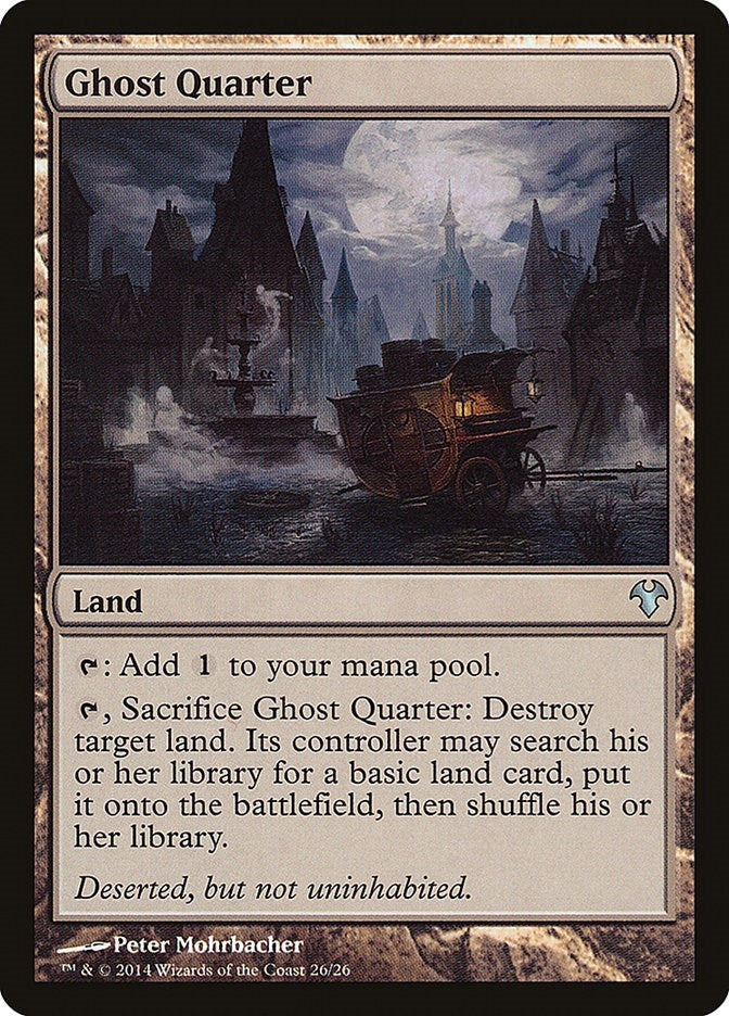 Image for Ghost Quarter (Magic Modern Event Deck) (26) - Magic: The Gathering