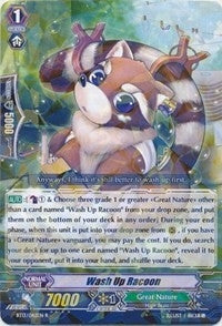 Image for Wash Up Racoon (BT13: Catastrophic Outbreak) (BT13/042EN) - Cardfight Vanguard