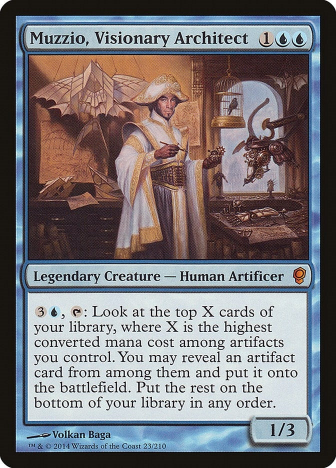 Image for Muzzio, Visionary Architect (Conspiracy) (23) - Magic: The Gathering