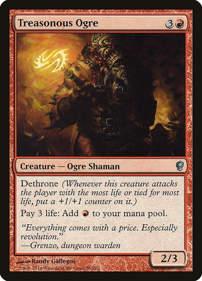 Image for Treasonous Ogre (Conspiracy) (36) - Magic: The Gathering
