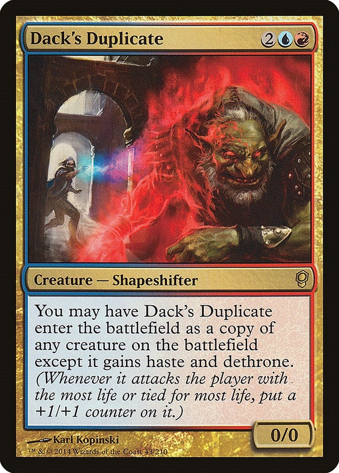 Image for Dack's Duplicate (Conspiracy) (43) - Magic: The Gathering
