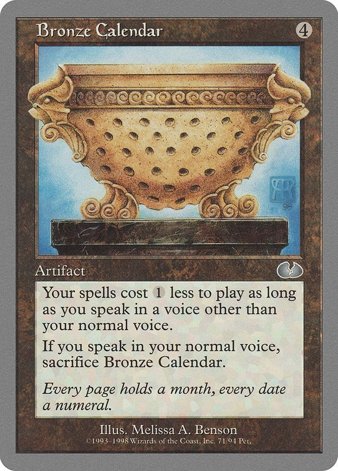Image for Bronze Calendar (Unglued) (71) - Magic: The Gathering