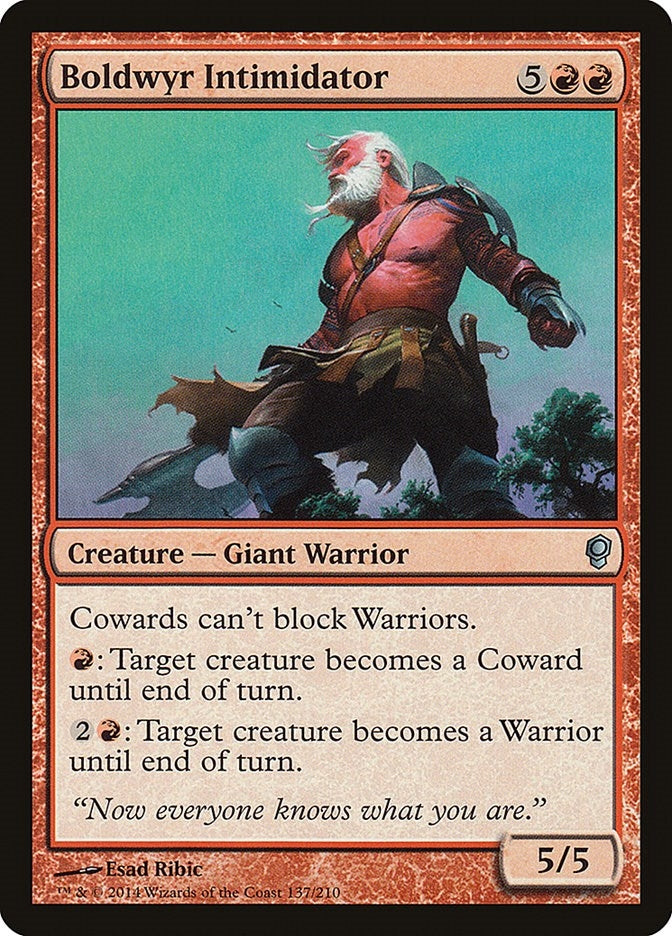 Image for Boldwyr Intimidator (Conspiracy) (137) - Magic: The Gathering