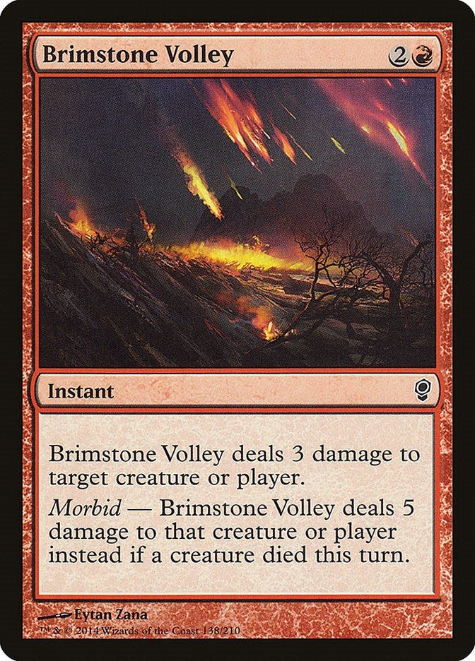 Image for Brimstone Volley (Conspiracy) (138) - Magic: The Gathering