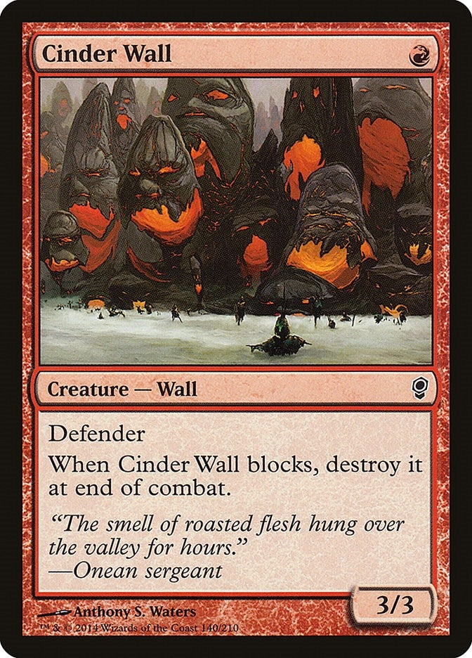 Image for Cinder Wall (Conspiracy) (140) - Magic: The Gathering
