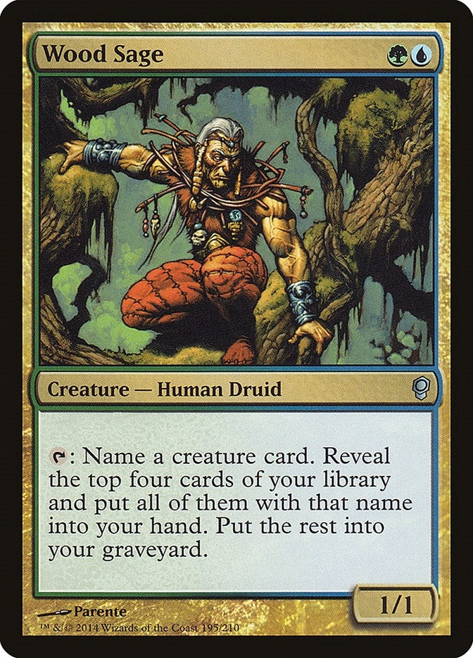 Image for Wood Sage (Conspiracy) (195) - Magic: The Gathering