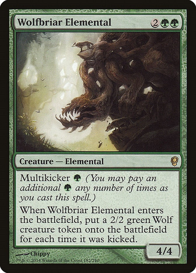 Image for Wolfbriar Elemental (Conspiracy) (182) - Magic: The Gathering