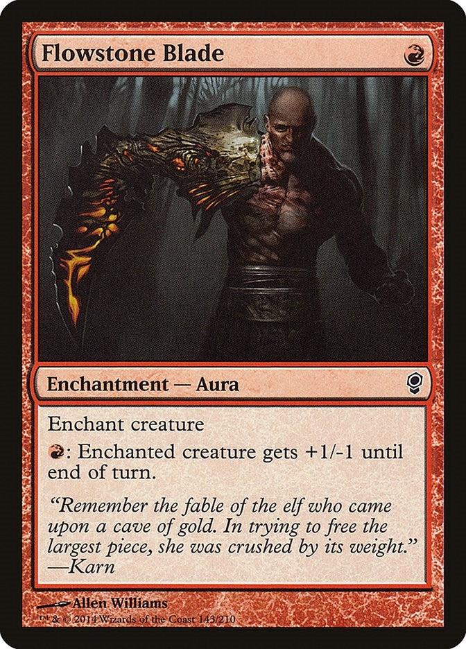 Image for Flowstone Blade (Conspiracy) (143) - Magic: The Gathering