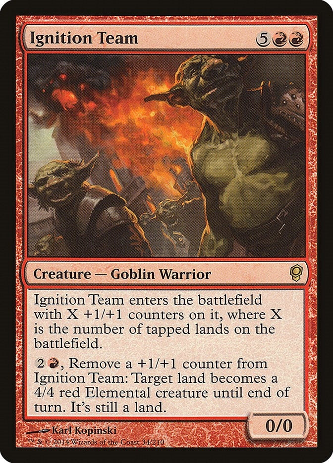 Image for Ignition Team (Conspiracy) (34) - Magic: The Gathering