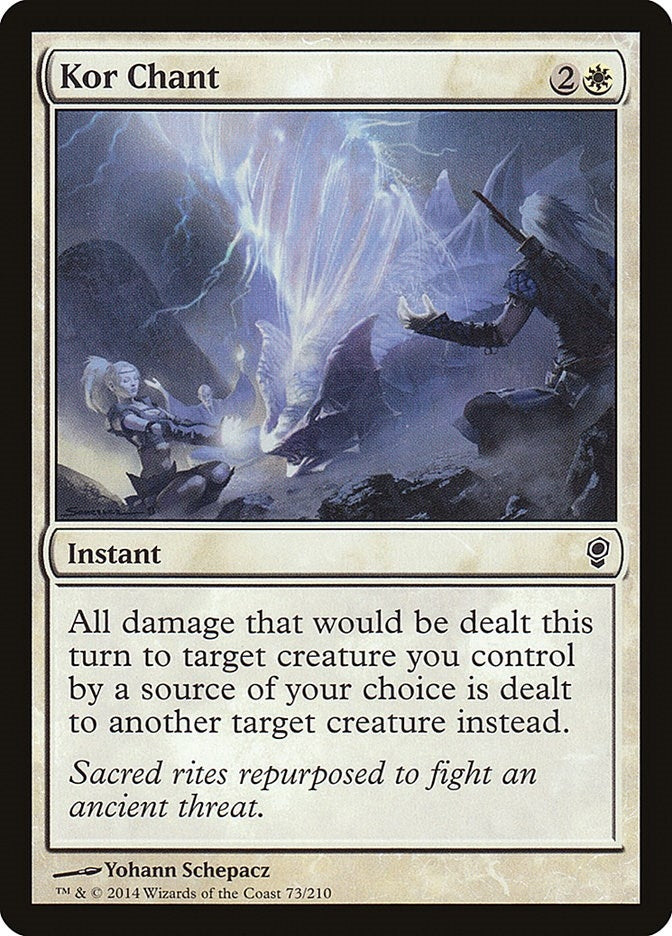 Image for Kor Chant (Conspiracy) (73) - Magic: The Gathering
