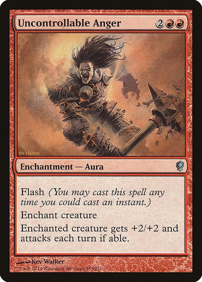 Image for Uncontrollable Anger (Conspiracy) (155) - Magic: The Gathering