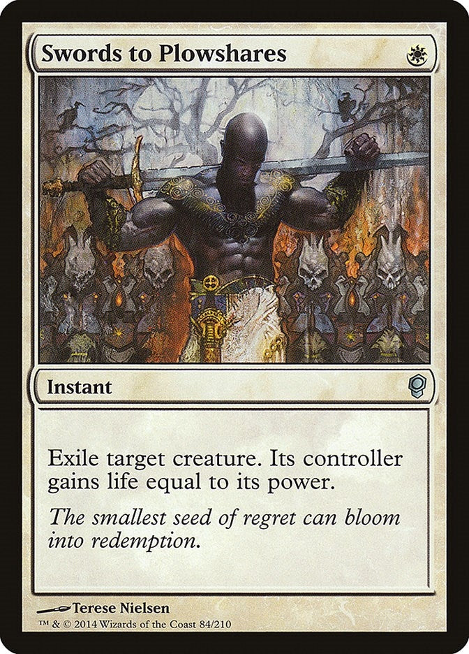 Image for Swords to Plowshares (Conspiracy) (84) - Magic: The Gathering