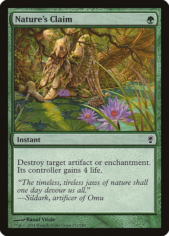 Image for Nature's Claim (Conspiracy) (171) - Magic: The Gathering