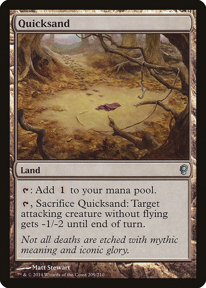 Image for Quicksand (Conspiracy) (209) - Magic: The Gathering